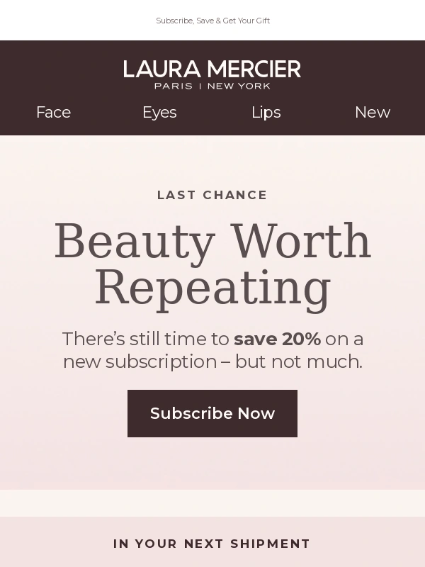 Laura Mercier - Still Time to Save 20%