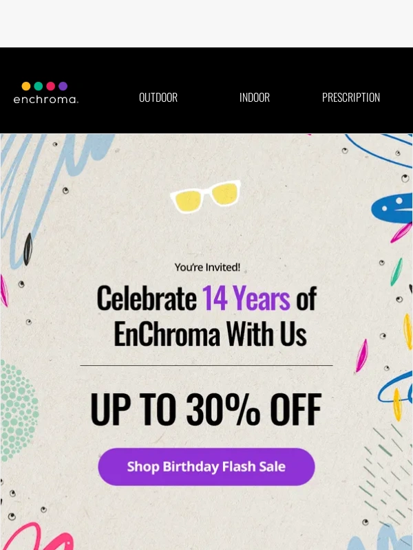 Enchroma - You're Invited to our birthday bash! ??