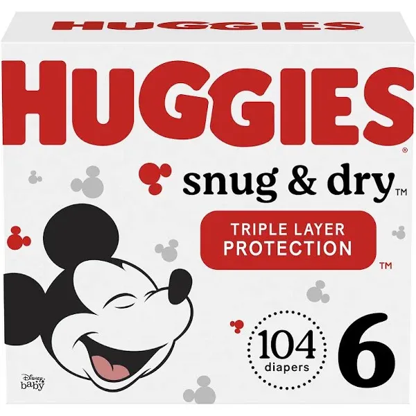Huggies Snug & Dry Diapers Size 6