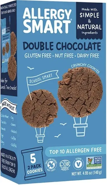 Allergy Smart Double Chocolate Cookies