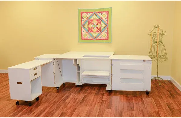 Arrow Sewing Aussie II Sewing Cabinet - Ash White