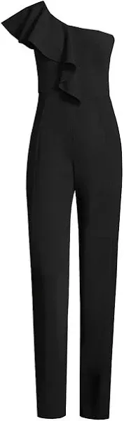 Black Halo Women's Kallan Ruffle Jumpsuit