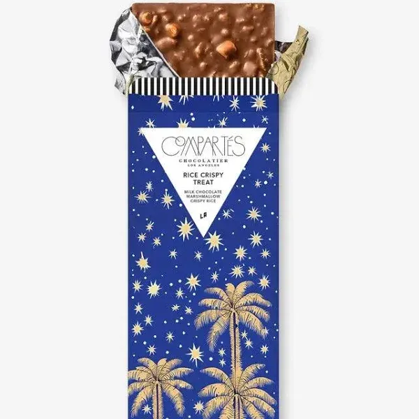 Compartes Rice Crispy Treat Gourmet Chocolate Bar