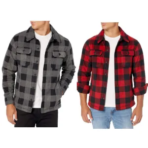 Amazon Essentials Men's Polar Fleece Shirt Jacket