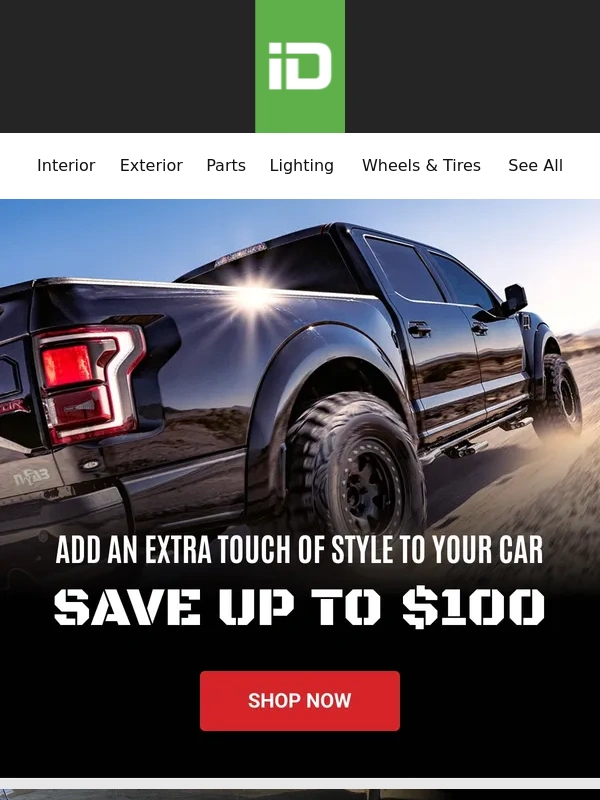 CARiD - ? Exterior Essentials Still on Sale - Up to $100 Off