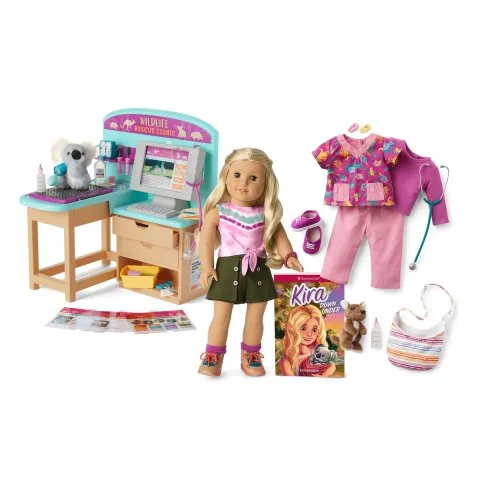 American Girl Kira™ Doll & Animal Exam Bundle | American Girl