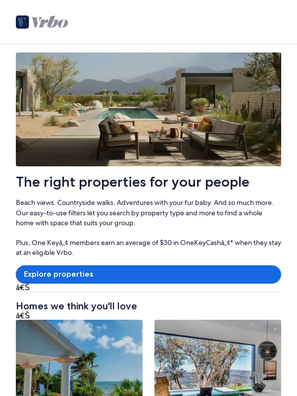 Vrbo - Vacation homes your people will love