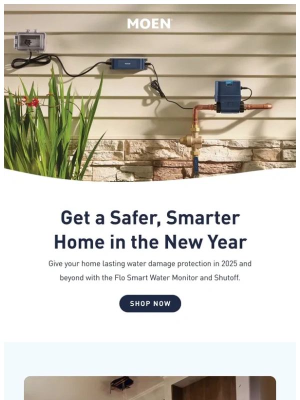 Moen - Start the Year Smarter with the Flo Shutoff