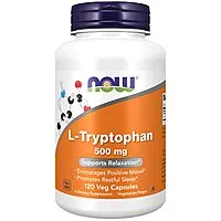 12-Count NOW Foods L-Tryptophan Supplement Capsules (500 mg) 2 for $25.19 ($12.60 each 120-Count) w/ S&S + Free Shipping $35.19