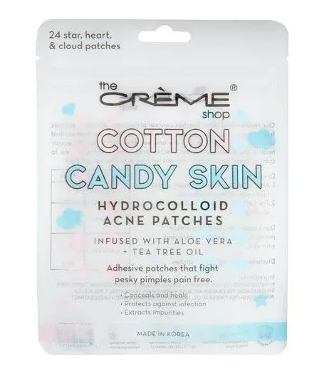Creme Shop Cotton Candy Korean Beauty Acne Patches