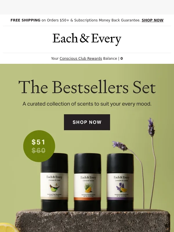 Each & Every - Find your vibe with fan favorite scents