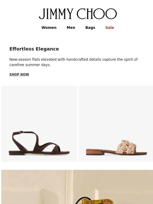 Jimmy Choo Shoes - Effortless Elegance: Summer Flats