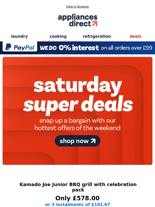 Appliances Direct - Hurry! Weekend Deals You Can’t Afford to Miss ?
