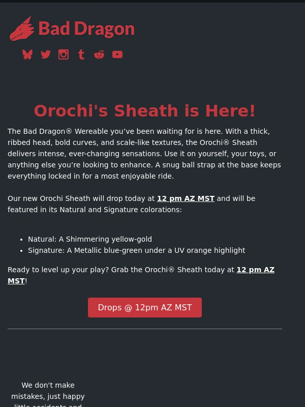 Bad Dragon - The Orochi® Sheath is here!