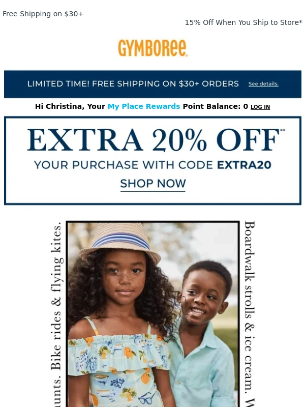 Gymboree - Bright swim picks for endless splashes ?