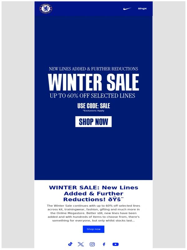 Nike - Sale - New Lines Added! ?