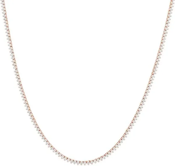 ItsHot 3 Prong Round Cut Diamond Chain for Men and Women