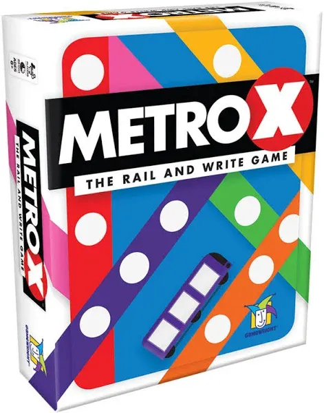 Gamewright Metro X Rail & Write Game