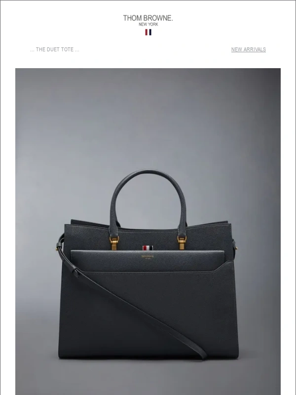 Thom Browne - The duet tote