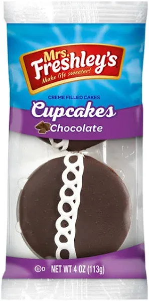 Mrs. Freshley's Chocolate Creme Filled Cupcakes