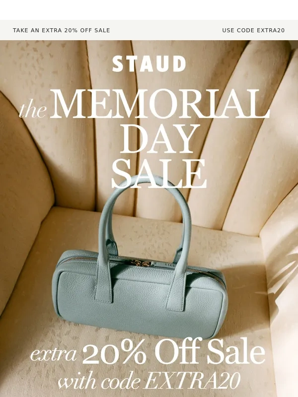 STAUD - EXTRA 20% OFF SALE FOR 24 HOURS ONLY