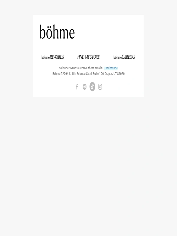 Bohme - ? EXTRA 40% OFF SALE ITEMS STARTS NOW