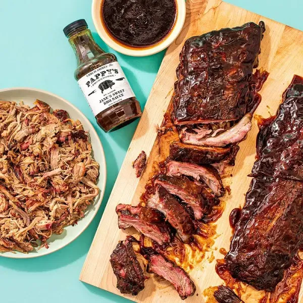 Pappy's Smokehouse Ribs & Pulled Pork Dinner for 8