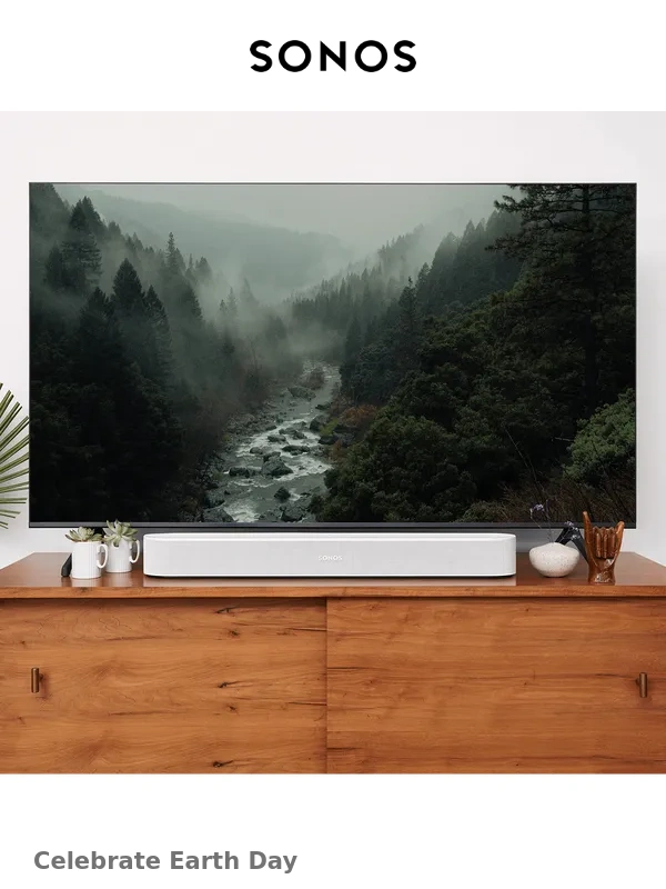Sonos - Save 25% this Earth Day