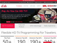 dish outdoors