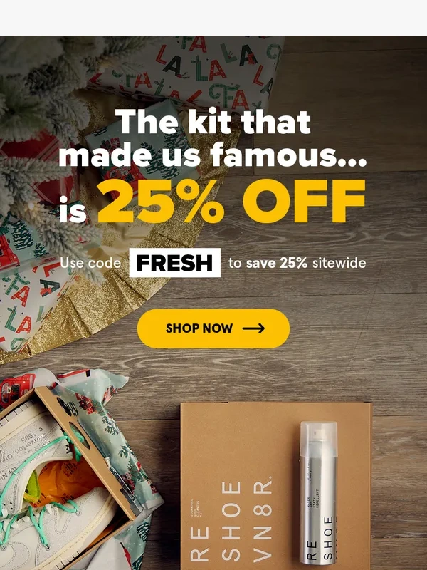 Reshoevn8r - 25% off sitewide - including our Signature Kit ?