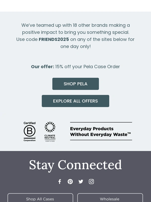 Pela Case - ? One day only sale starts now ?