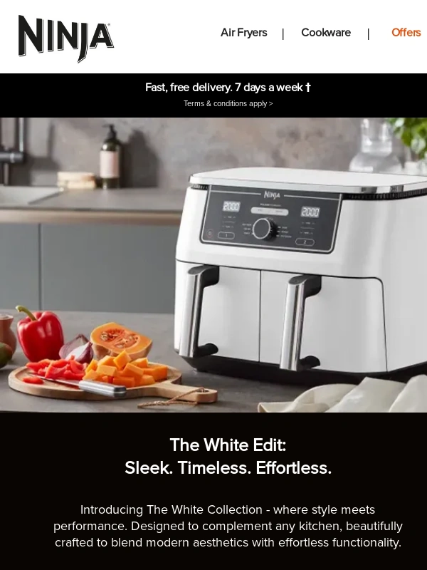 Ninja Kitchen - The Ninja White Edit Has Arrived – Elevate Your Kitchen!