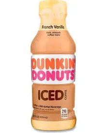 Dunkin Donuts Iced Coffee French Vanilla