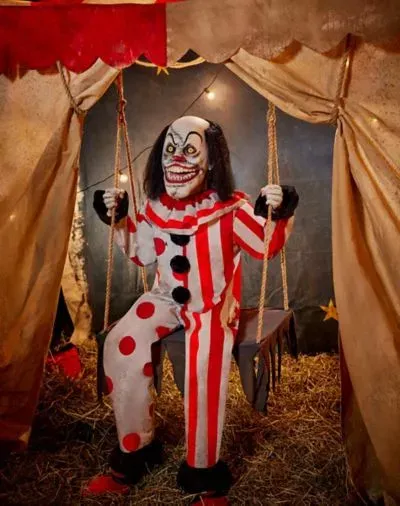 Spencer's 4 Ft 3 In Toothy the Clown Animatronic