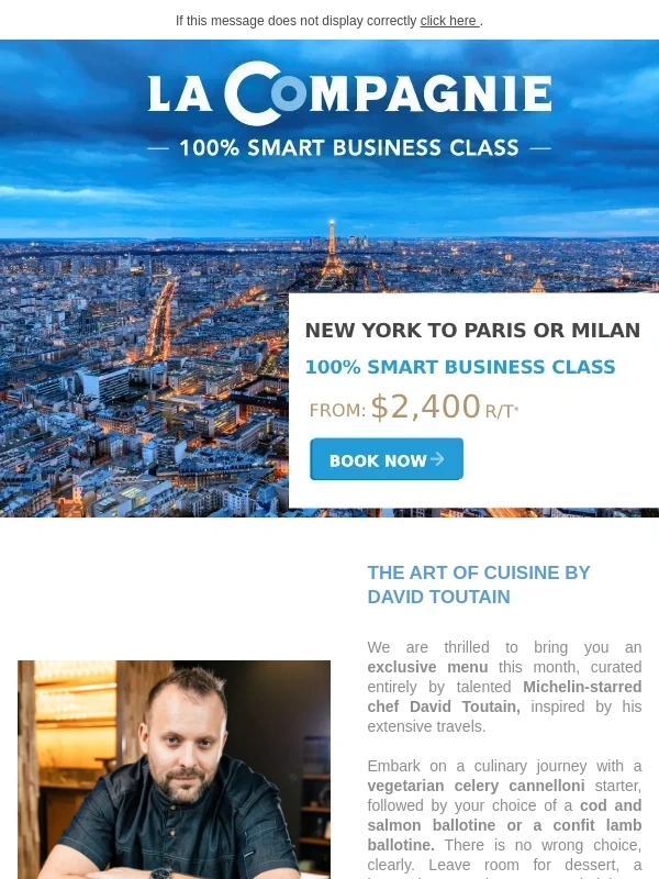 La Compagnie - From Paris with bubbly: your invitation to savor this winter