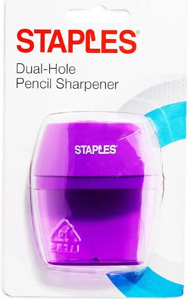 Staples Dual-Dome Pencil Sharpener
