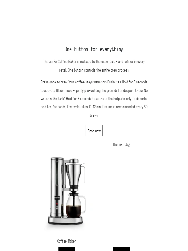 Aarke - One button for everything