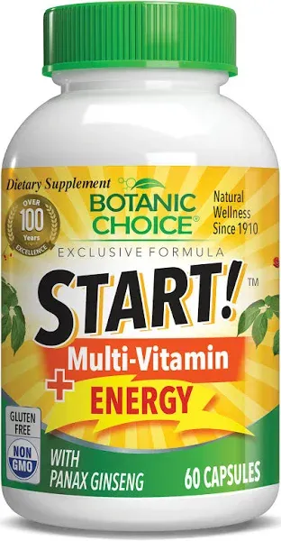 Botanic Choice Start! Multi-Vitamin + Energy Dietary Supplement