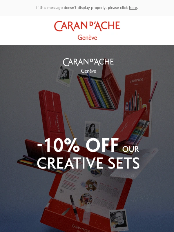 Caran d Ache - Special offer on creative sets