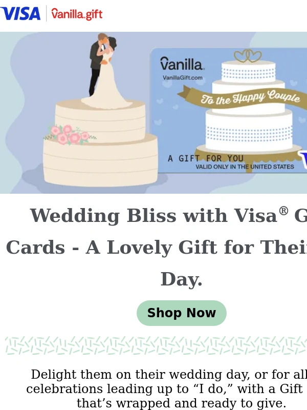 Vanilla - A Lovely Gift for Their Big Day! ?
