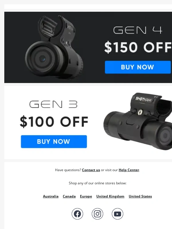ShotKam - Reminder: Save Up To $150 OFF