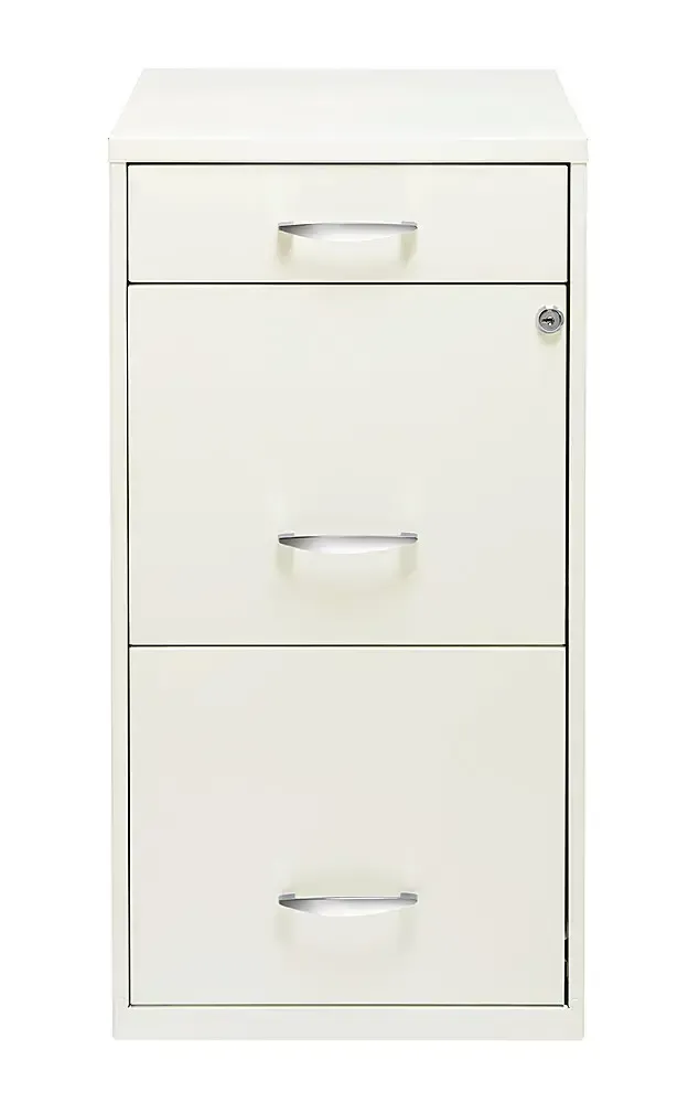 Hirsh 3 Drawer Letter Size Vertical File Cabinet