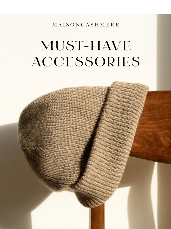 Maison Cashmere - This autumn's must-have accessories