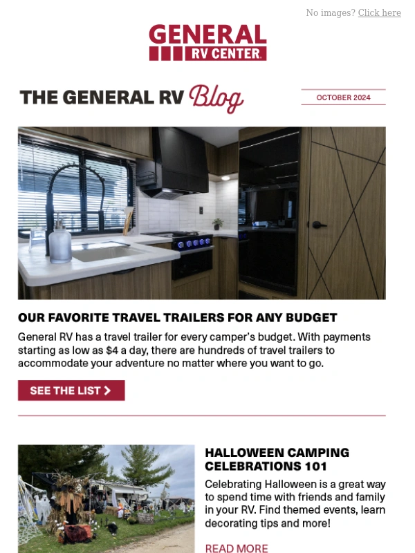 General RV center - Camp for just $4 a day!