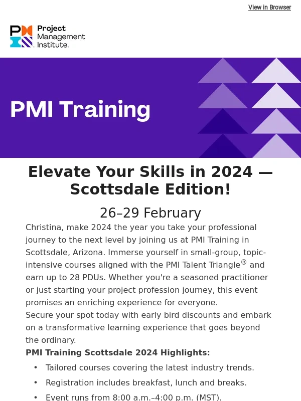 PMI - Supercharge Your Skills with Early Bird Savings!