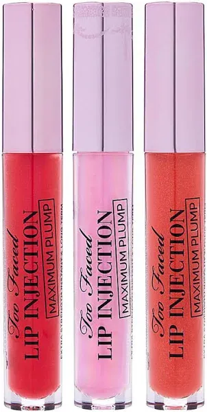 Too Faced 3-pack Lip Injection Maximum Plump Lip Plumpers