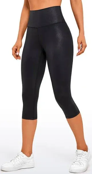 Crz Yoga Womens Butterluxe High Waisted Capris Workout Leggings