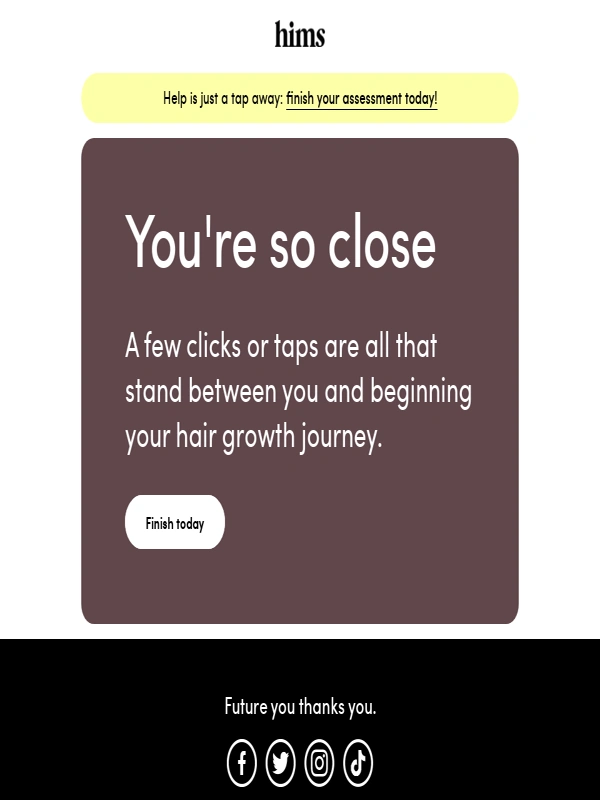 Hims & Hers Health - Complete your intake form,start your journey