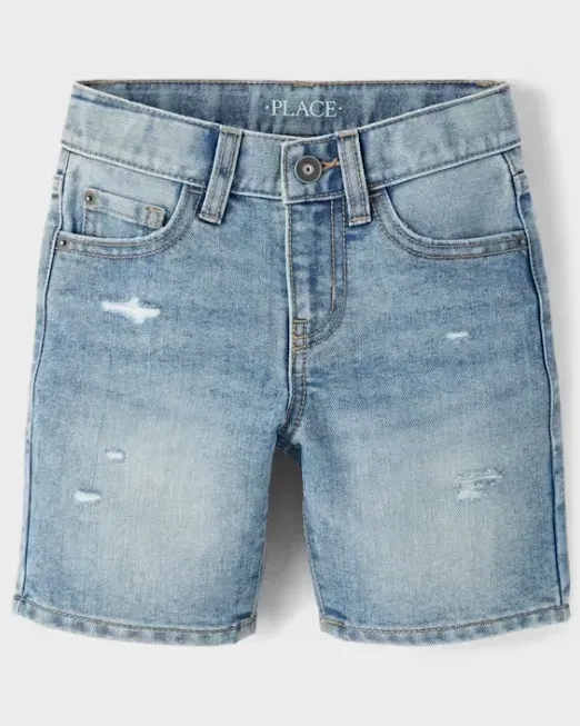 Boys Denim Shorts - blue