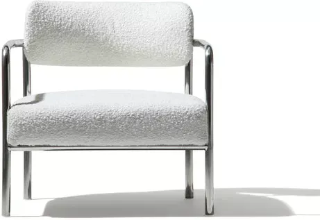 Industry West Lisbon Occasional Chair Steel Boucle